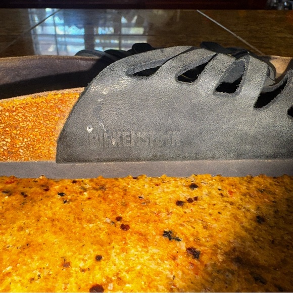 Birkenstock Black Strappy Sandals sz 40 - Picture 3 of 7